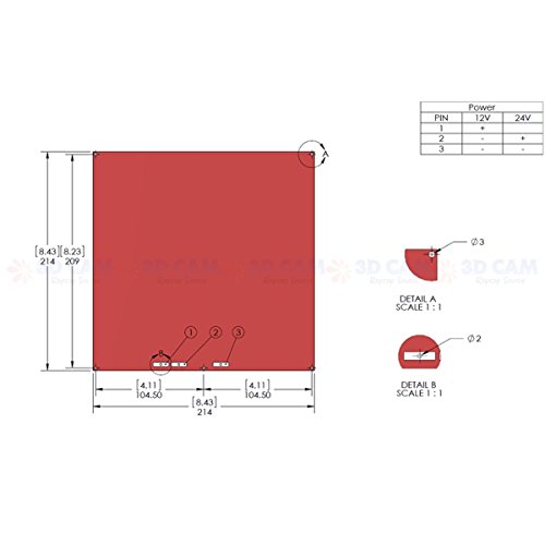3D-CAM-MK2B-PCB-Heated-Bed-Heat-Bed-RepRap-for-3D-Printer-12V-24V-Wiring-Thermistor-0-2