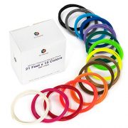 3D-Pen-Filament-Refills-15-Colors-INCLUDES-3-GLOW-IN-THE-DARK-21-Feet-Per-Colour-Smoothest-ABS-Plastic-175mm-Around-BONUS-200-Stencils-Ebook-0-1