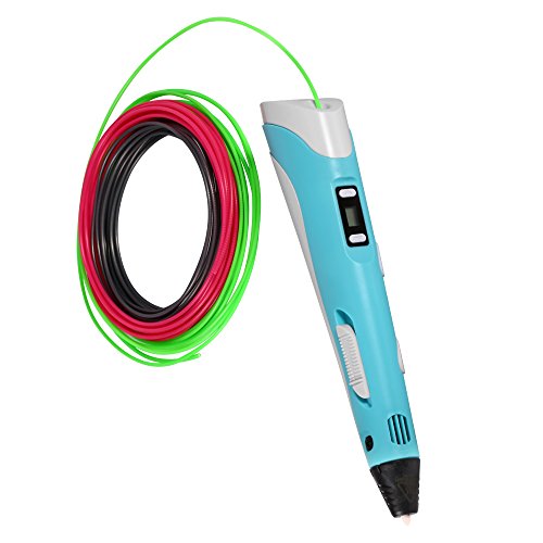 3D-Pen-Filament-Refills-20-STENCIL-EBOOK-BONUS-GLOW-IN-THE-DARK-COLOR-INCLUDED-175mm-ABS-345-Linear-Feet-Total-of-15-Different-Colors-in-23-Foot-Lengths-0-5