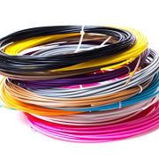 3D-Pen-Filament-Refils-20-Feet-Of-12-Unique-Colors-240-Linear-Feet-Of-175MM-Diameter-ABS-Plastic-In-Total-Suitable-For-Desktop-3D-Printers-Top-Quality-Material-For-Doodling-With-Free-Stencil-E-Book-0-2