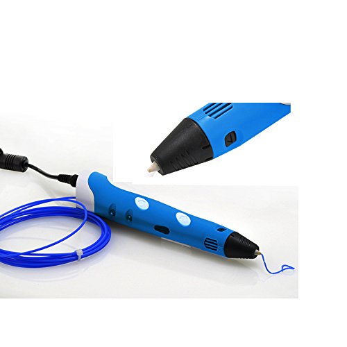 3D-Pens-Arts-Crafts-Printing-Pen-Printer-Optimum-Handling-for-Freehand-Drawing-Crafting-Modeling-Stereoscopic-ABS-Filament-Arts-Drawing-Machine-Tool-Blue-for-kids-0-2