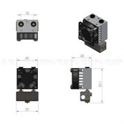 3D-Printer-2-input-Switching-Bowden-Hot-End-04mm-175mm-w-add-on-dual-heads-0-6