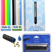 3doodler-20-Bundle-w-Printing-Pen-Pedal-SET-and-Nozzle-Set-3doodler-20-3d-Printing-Pen-50-Strands-of-3doodler-Plastic-Filament-25-PLA-25-Abs-0