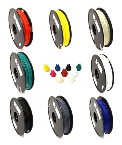3rDment-PLA-3D-Printer-Filaments-175-mm-Color-and-Weight-vary-Compatible-with-All-FDM-3D-Printers-Replicator-2-Ultimaker-1-RepRap-Replicator-2x-Prusa-i3-Mendel-Prusa-Ultimaker-2-Replicator-Printbot-Le-0-0