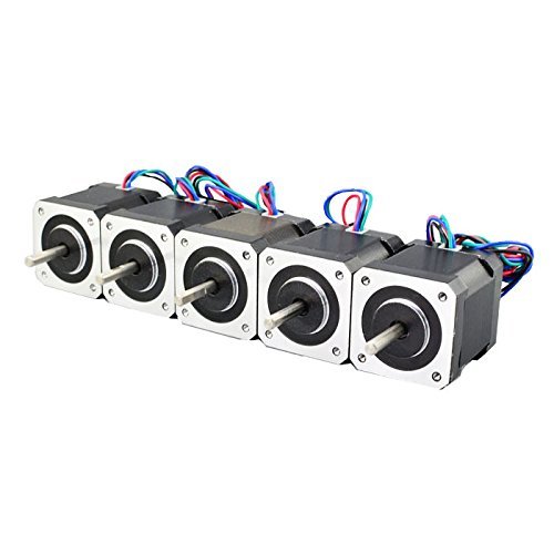 5PCS-Nema-17-Stepper-Motor-Bipolar-2A-84ozin-48mm-4-lead-for-3D-PrinterCNC-0