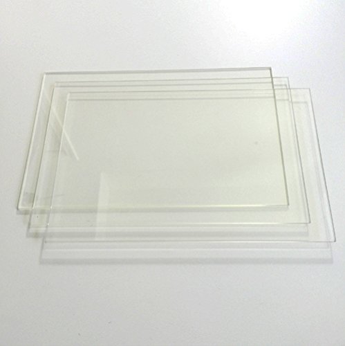 6-x-9-150mm-x-230mm-Borosilicate-Glass-Plate-Bed-w-Flat-Polished-Edge-for-Flashforge-Creator-Makerbot-Replicator-3D-Printer-3-Pack-0