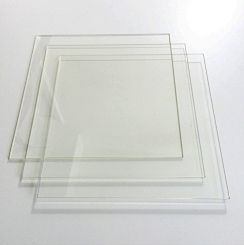 7-78-x-7-78-200mm-x-200mm-Borosilicate-Glass-Plate-Bed-w-Flat-Polished-Edge-for-MK2-MK3-Heated-Bed-3D-Printer-3-Pack-0