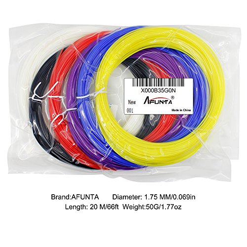 AFUNTA-Multicolors-6PCS-175MM-20M-50G-ABS-Print-Filament-For-3D-Printer-Pen-0-0