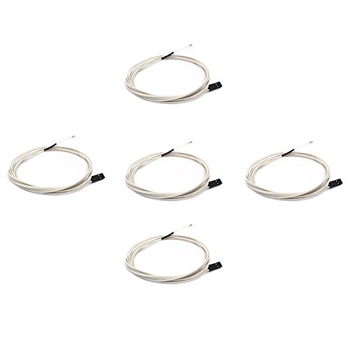 Anycubic-NTC-3950-100K-Thermistor-with-1-Meter-Wiring-and-Female-Pin-Head-for-RepRap-3D-Printer-Bed-or-Hot-End-Pack-of-5PCS-0