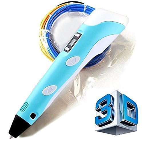 Chaomingzhen-Newest-Version-3D-Printing-Pen-With-LCD-Screen-for-Doodling-Drawing-3D-Pen-Tool-with-3-175mm-ABS-Filament-Best-Birthday-DIY-Toy-for-Kids-with-LED-Display-3D-Printers-0