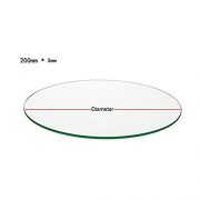CycleMore-Clear-Borosilicate-Glass-Plate-for-3d-Printers-Round-200200mm-3mm-Thick-Boro-Glass-0-0