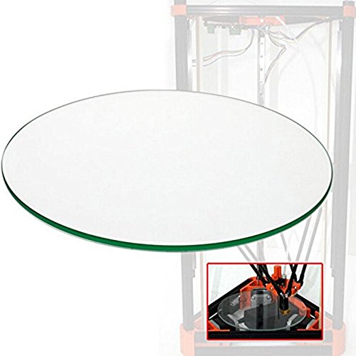 CycleMore-Clear-Borosilicate-Glass-Plate-for-3d-Printers-Round-200200mm-3mm-Thick-Boro-Glass-0-2