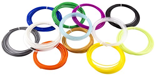 HATCHBOX-3D-PEN-ABS175-SMP-ABS-3D-Pen-Filament-Dimensional-Accuracy-005mm-044lbs-Total-175mm-12-Color-Sample-Pack-20-Feet-Per-Color-0