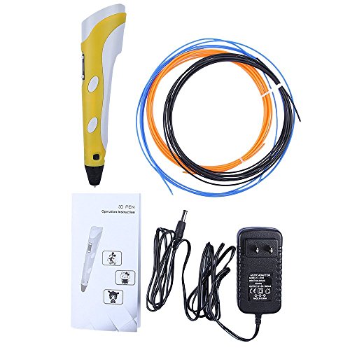Ipeson-3d-printing-pen-3d-pen-for-artist-scribbler-3d-drawing-and-painting-with-free-2-loops-filament10gramcolor-Yellow-0-3