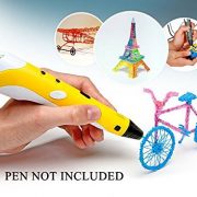 JUMBO-PACK-3D-Pen-Filament-Refills-50-Stencils-eBook-576-Linear-Feet-18-colors-32-ft-each-175mm-Plastic-ABS-Includes-3-Glow-In-The-Dark-Filaments-for-3D-Pen-0-5