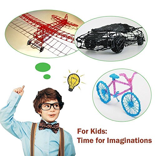 Manve-Intelligent-3D-Printing-Pen-3D-Drawing-and-Doodle-Model-Making-Arts-Crafts-Drawing-ABS-Fibrous-Material-and-Power-Supply-Promote-Childrens-Brain-Development-Most-Suitable-DIY-Gift-0-1
