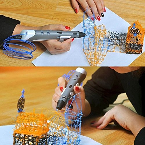Manve-Intelligent-3D-Printing-Pen-3D-Drawing-and-Doodle-Model-Making-Arts-Crafts-Drawing-ABS-Fibrous-Material-and-Power-Supply-Promote-Childrens-Brain-Development-Most-Suitable-DIY-Gift-0-3
