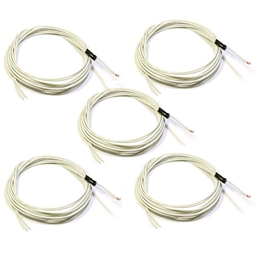Ocr-TM-5-Pcs-1M-NTC3950-Thermistors-for-Reprap-3d-Printer-Extruder-or-Heated-Bed-Pre-wired-with-Teflon-Insulated-Wiring-0