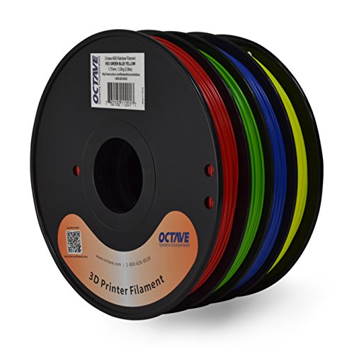 Octave-4-Color-Red-Green-Blue-Yellow-ABS-Filament-for-3D-Printers-175mm-13Kg-Spool-0