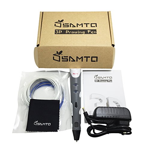 Samto-3D-Pen-for-3D-Printing-and-Drawing-with-3-Loops-of-ABS-Filament-Grey-0-2