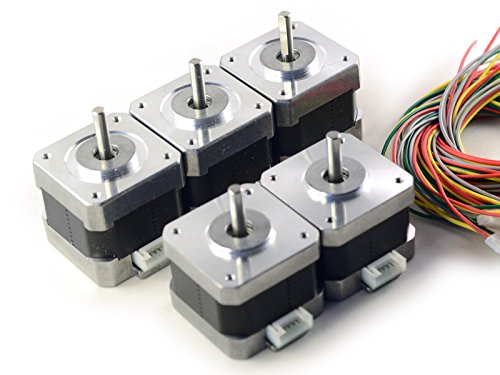Set-of-5-NEMA-17-Bipolar-Hybrid-Stepper-Motor-for-RepRap-3D-Printer-0