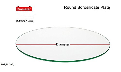 Signswise-Clear-Borosilicate-Glass-for-3d-Printers-Round-220mm-3mm-Thick-Boro-Glass-0-1