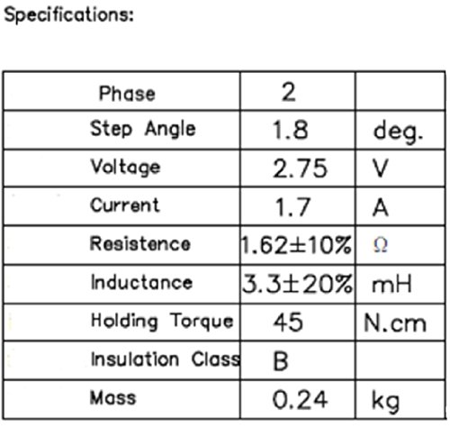 Sprite-Science-3D-Printer-Stepper-Motor-NEMA17-Bipolar-40mm-64ozin45Ncm-2A-4-Leads-CNC-Motors-0-2