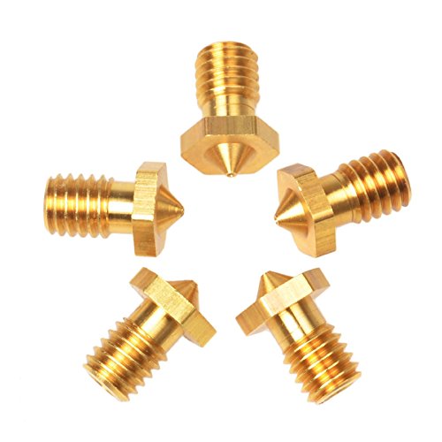 Tenflyer-Pack-of-5-M6-3D-Printer-Accessories-02mm-Nozzle-for-Ultimaker-175MMJ-headE3D-Printer-0