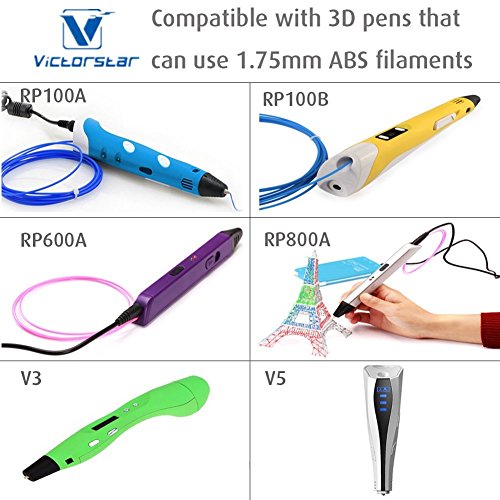 Victorstar–3D-Filament-Stick-Straight-Filament-175mm-ABS-for-3D-Printing-Pen-Unique-Package-40-Strands-for-Each-Colors-Total-2624ft-0-4