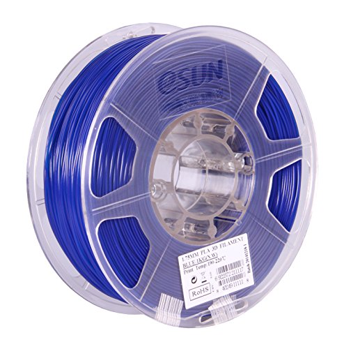 eSUN-3mm-Blue-PLA-3D-Printer-filament-1kg-Spool-22lbs-Blue-0-0
