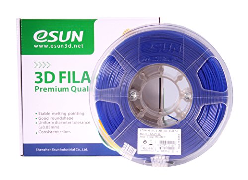 eSUN-3mm-Blue-PLA-3D-Printer-filament-1kg-Spool-22lbs-Blue-0