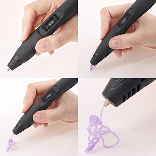 FOXWILL-Intelligent-3D-Printing-Pen-LCD-Display-3D-Drawing-Model-Making-Doodle-Arts-Crafts-DrawingSend-2-rolls-ABS-material-0-1