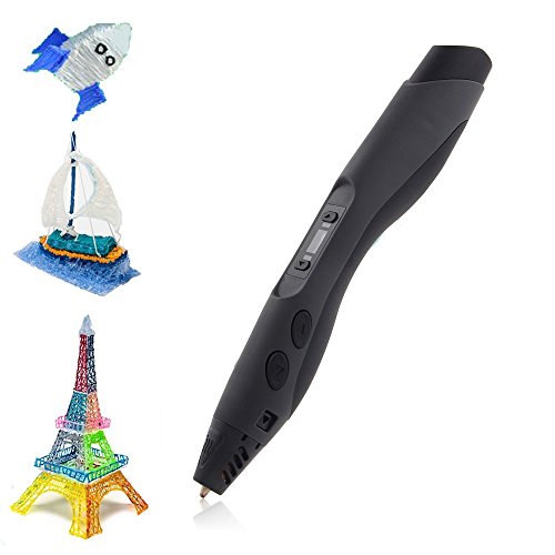 FOXWILL-Intelligent-3D-Printing-Pen-LCD-Display-3D-Drawing-Model-Making-Doodle-Arts-Crafts-DrawingSend-2-rolls-ABS-material-0