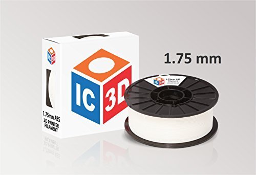 IC3D-High-Quality-White-175mm-ABS-3D-Printer-Filament-Dimensional-Accuracy-005mm-Professional-Grade-3D-Printing-Filament-MADE-IN-USA-0