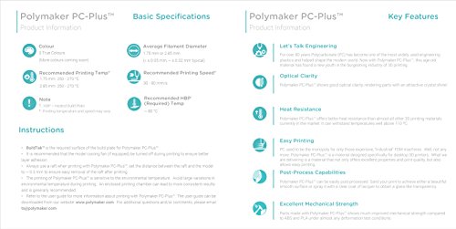 Polymaker-PC-Plus-175-mm-750g-Natural-Transparent-3D-Printing-Filament-0-7