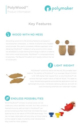 Polymaker-PLA-Polylactic-Acid-PolyWood-Spool-175-Diameter-300-g-175-mm-Wood-0-4