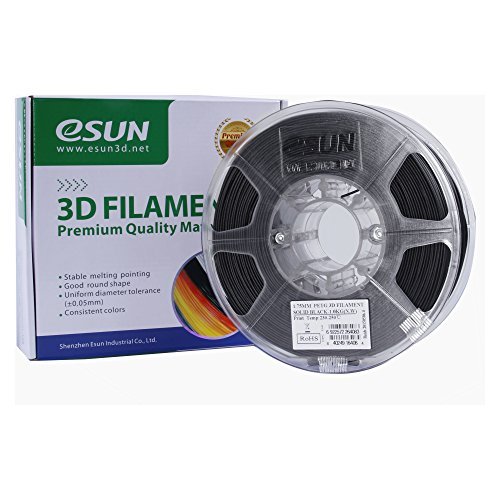 eSUN-PETG-filament-175mm-Solid-Black-1kg22lb-Spool-for-Makerbot-Reprap-UP-Afinia-Flash-Forge-and-all-FDM-3D-Printers-Solid-Opaque-Black-0