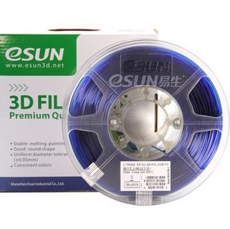 eSUN-PETG-filament-3mm-Blue-1kg22lb-Spool-for-Makerbot-Reprap-UP-Afinia-Flash-Forge-and-all-FDM-3D-Printers-Blue-Semi-transparent-0