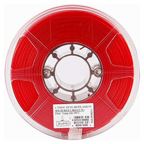 eSUN-PETG-filament-3mm-Solid-Red-1kg22lb-Spool-for-Makerbot-Reprap-UP-Afinia-Flash-Forge-and-all-FDM-3D-Printers-3mm-Solid-Opaque-Red-0-1
