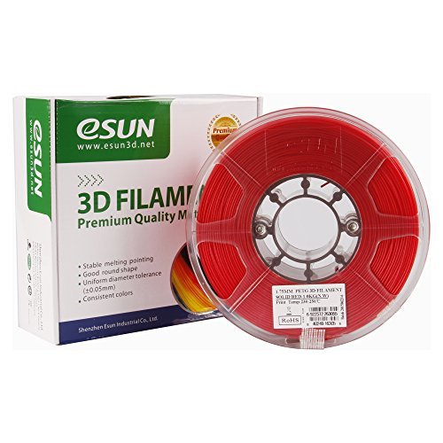 eSUN-PETG-filament-3mm-Solid-Red-1kg22lb-Spool-for-Makerbot-Reprap-UP-Afinia-Flash-Forge-and-all-FDM-3D-Printers-3mm-Solid-Opaque-Red-0