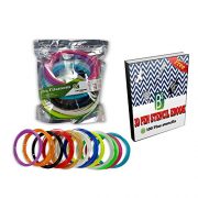 3D-Pen-Filament-Refills-12-Different-Colors-100-Plus-Stencil-Ebook-FREE-3-GLOW-in-the-dark-240-Linear-Feet-Total-175mm-ABS-0