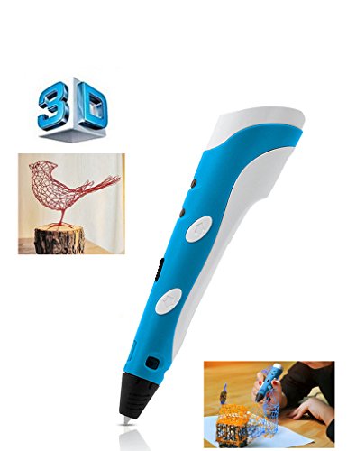 Creaker-3D-Stereoscopic-Printing-Pen-Blue-For-Arts-Crafts-Printing-3D-Drawing-Design-Blue-0