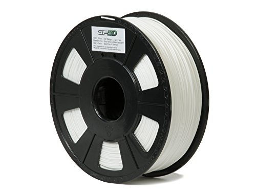 GP3D-PLA-White-3D-Printer-Filament-1KG-175mm-22lbs-Compatible-With-3D-Printers-Reprap-Makerbot-Replicator-2-Makergear-M2-and-up-Afinia-Solidoodle-2-Printrbot-0-0