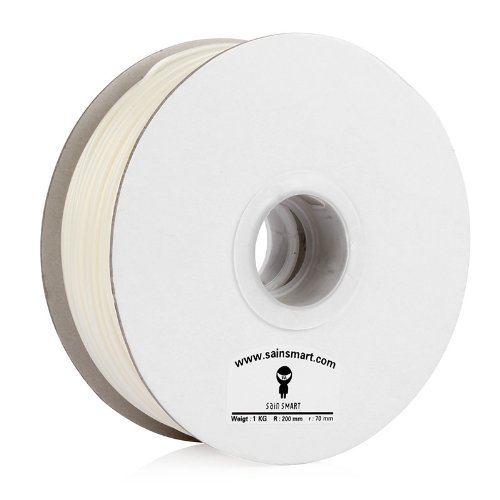 SainSmart-3mm-PLA-3D-Filament-1kg22lb-Natural-for-3D-Printers-Reprap-Afinia-Solidoodle-2-Printrbot-LC-Mendel-MakerGear-M2-and-UP-0-0