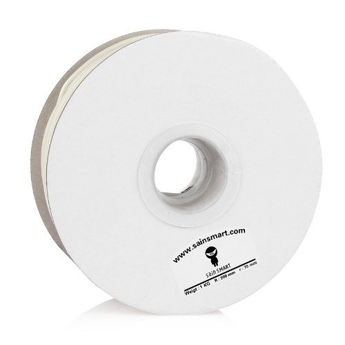 SainSmart-3mm-PLA-3D-Filament-1kg22lb-Natural-for-3D-Printers-Reprap-Afinia-Solidoodle-2-Printrbot-LC-Mendel-MakerGear-M2-and-UP-0-1