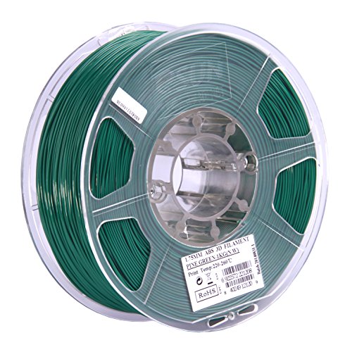 eSUN-175mm-Pine-Green-ABS-3D-Printer-filament-1kg-Spool-22lbs-Pine-Green-0-0