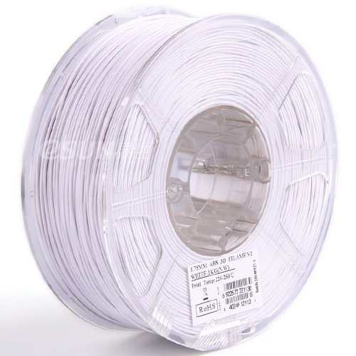 eSUN-3mm-White-ABS-3D-Printer-filament-1kg-Spool-22lbs-White-0